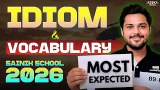 Sainik School 🔥 Paper Leak | English | Class 6 & 9 | ASOKA Classes | Dikshant Sir