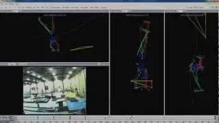Motion capture demo with Olympic Athletes