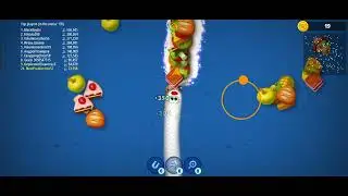 Worms Zone Gameplay (Android - ISO) | Defeat 1st Rank Player