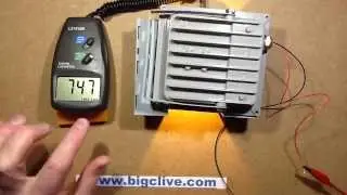 10W LED efficiency test with a defective LED!