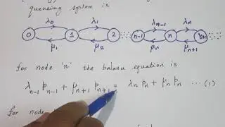 SINGLER SERVER INFINITE CAPACITYMARKOVIAN QUEUEING MODEL DERIVATION PART 1