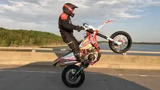 2020 Beta 390 RR-S Supermoto Conversion - Warp 9 Rims - Supermoto Wheelie and Stoppie