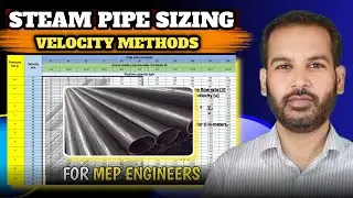 Steam Pipe Sizing By Velocity Methods in Urdu