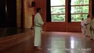 Review of Bassai Dai - Teaching 1st Kyu | IKD Kensushei | Shihan Bryan Mattias 7th Dan IKD