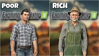 Poor V/S Rich Multiplayer Gameplay In Fs18 ! Fs 18 Sowing Wheat & Corn | Farming Simulator 18 #fs18