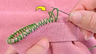 21 HAND STITCHES You Need to Know | Clothing Fix & Restyle (Jady Kreativ)