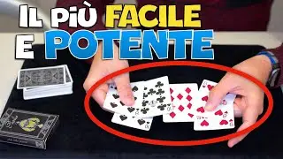 ACQUA E OLIO &ndash; Il pi&ugrave; FACILE ma pi&ugrave; POTENTE! TRUCCO di magia con le carte TUTORIAL