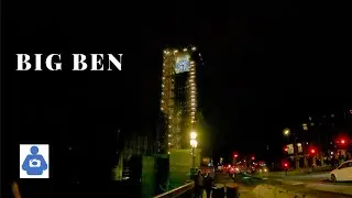 London 🇬🇧 night walk | ⛪️ Westminster Abbey,  🔔 Big Ben and 🎡 London Eye (September. 2021) 4K.