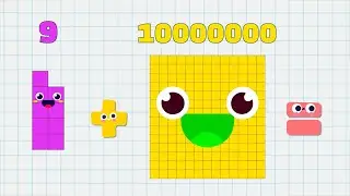 Numberblocks | SUM OF SMALL AND BIG NUMBER | ADDITION TWO NUMBERBLOCKS | Learn to Count