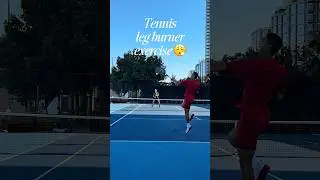 Tennis leg burner exercise 🫡🎾 #tennis #tennisexercise