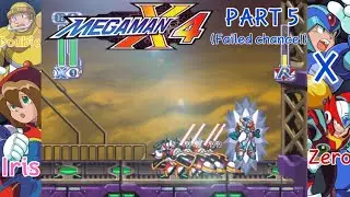 Mega Man X4: Tetrad Trouble!! Things aren't what they seem, X and Zero... [Rookie Mode] {PART 5} (X)