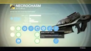 Destiny NECROCHASM highest damage weapon Exotic review. Destinys best auto rifle?