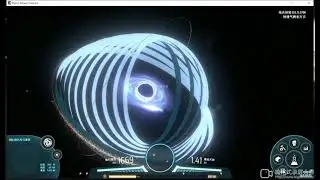 Dyson Sphere Program game play- black hole structure
