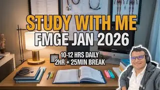 NEET PG / FMGE PASS Live Study With Me 180 MIN | 30 Min BREAK POMODORO CHAT IN BREAK ONLY | MORNING