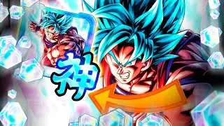 СЛОМАНЫЙ ULTRA Super Saiyan God SS Kaioken Goku Обзор и Саммоны в Dragon Ball Legends & Summons