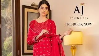 Asim Jofa Eid Edit Unstitched Collection | AJ Essentials styled by Zainab Shabbir