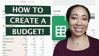 How to Create a Budget with Google Sheets | Easy Monthly Budgeting Spreadsheet