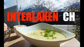 March 2025. Walking in INTERLAKEN, Switzerland. Part 1.