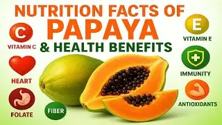 Nutrition Facts of Papaya || Health Benefits of Papaya