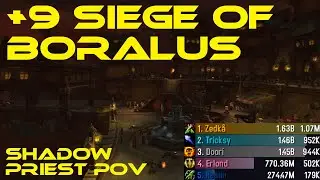 +9 Siege of Boralus Shadow Priest POV 944k Overall ! The War Within 11.0 Season 1