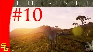 Остров #10 | Геймплей предварительной альфа-версии | Аллозавр