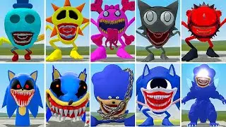 ALL NEW SPRUNKI HORROR TAPES FAMILY VS ALL SONIC GODZILLA FAMILY ? in Garrysmod!,...