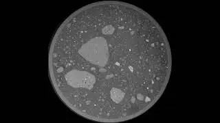Inside an Apollo Lunar Sample: High-resolution X-Ray CT scan of a core sample from the Moon.
