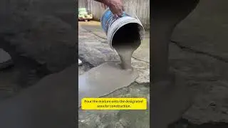 Self-leveling concrete cement repair mortar #cement#Self-leveling concrete #diy
