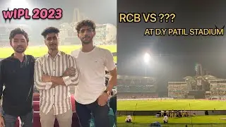 WPL LIVE STADIUM EXPERIENCE | Live From D.Y Patil Stadium | #rcb #dypatilstadium #wpl