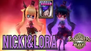 Nicki+Lora Easy Win in RTA in (summoners war)