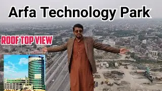 Arfa karim technology IT tower lahore roof top visit vlog and courses details about online earning