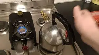 Alessi Fl&ouml;tenkessel auf Enders Spirituskocher