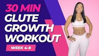 Grow your Glutes 🔥 Week 4 to 8 | New Year New body challenge