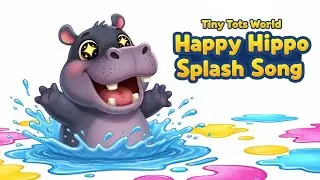 Happy Hippo Water Play Song 💦 | Nursery Rhyme