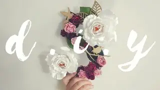 DIY ROOM DECOR | Floral Letter