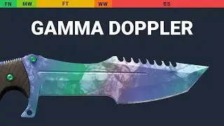 Huntsman Knife Gamma Doppler - Skin Float And Wear Preview