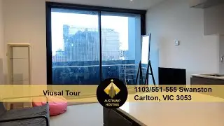 ［Austrump Hosting Virtual Tour] 1103/551-555 Swanston Carlton, VIC 3053 For Lease