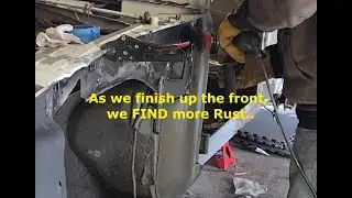 1972 BMW 2002 Episode 3: OK now its time to weld up the front so we can work on the floor.