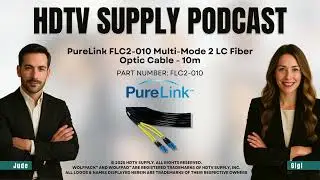 PureLink FLC2-010 Multi-Mode 2 LC Fiber Optic Cable - 10m