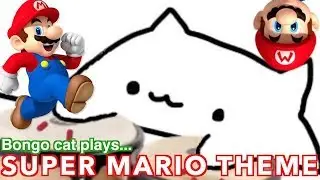 Bongo Cat plays the Mario Theme song...