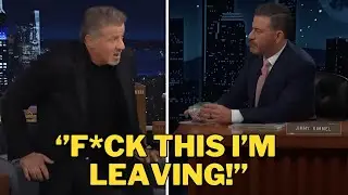 Stallone Walks Out on Jimmy Kimmel After Heated Exchange &ndash; &lsquo;You Went Too Far!&rsquo;