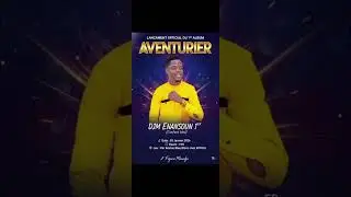 DJM ENANSOUN 1ER (l'enfant b&eacute;ni)Annonce du lancement de son premier album intitul&eacute; AVENTURIER 