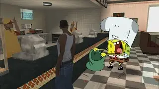 Губка Боб грабит пиццерию Well Stacked Pizza