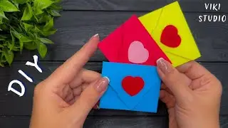 How to make gift box. Easy Origami. Paper Craft