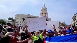 Protesters in Cuba say they&rsquo;ve been arrested without warrants, beaten in jail