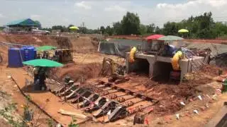 Box Underpass construction by Box Jacking method