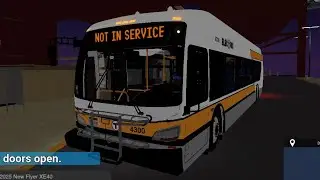 @netransit 1/2 Shuttle Route S1 (Custom By Me) MBTA Boston Bus Simulator 