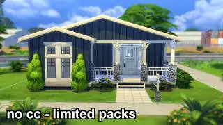 Sims 4 Little Seasons House Speed Build No CC Limited Packs