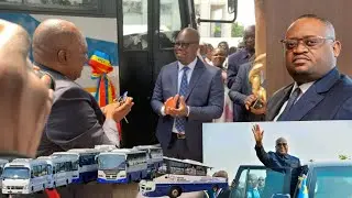 Congo-Kinshasa 🙏Dotation des 4 Bus au Secrétariat Général des Finances par MinÉtat Doudou FWAMBA