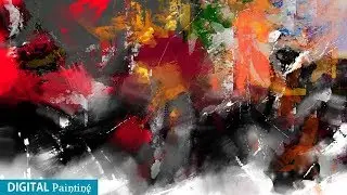Abstract painting | digital painting | digital brush canvas | abstract digital art